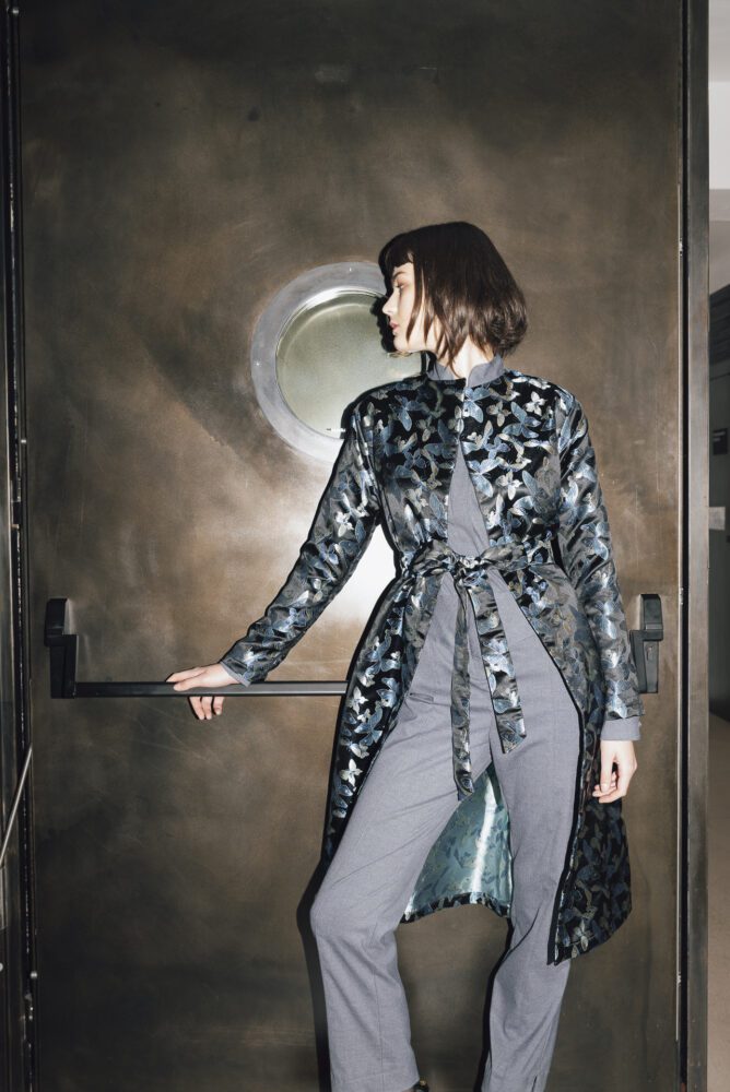 The Butterfly Brocade Silk Coat