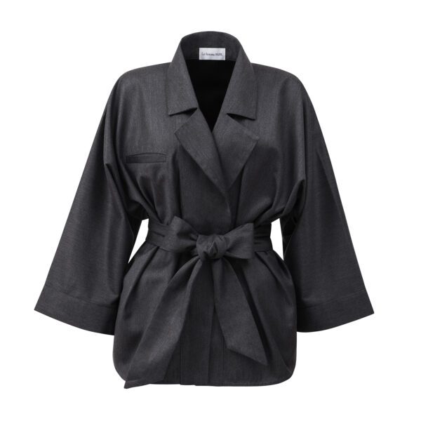 Blazer Kimono in Grey - Sold out - Image 2